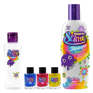 Imagem do produto Shampoo Beauty Slime Com 200Ml + Kit Mix Faça A Cor Do Seu Shampoo 1 Unidade