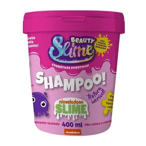 Shampoo Beauty Slime Pink Com 400Ml