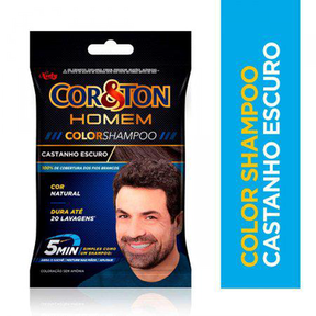 Imagem do produto Shampoo Color Tonalizante Niely Men 3.0 Castanho Escuro Com 1 Unidade Cor&Ton 1 Unidade
