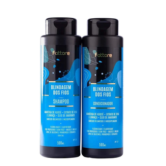 Imagem do produto Shampoo + Condicionador Fio Blindados Fattore 1L
