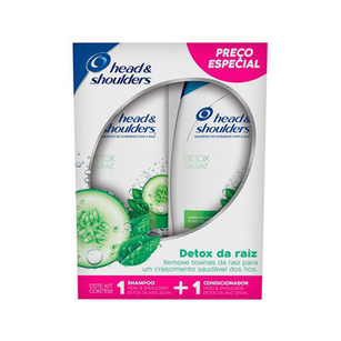 Imagem do produto Shampoo + Condicionador Head & Shoulders Detox Da Raiz 200Ml Cada Preço Especial