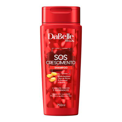 Imagem do produto Shampoo Dabelle Sos Crescimento Cabelos Fracos E Quebradiços 250Ml