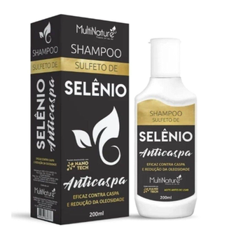 Imagem do produto Shampoo De Selênio Com Melaleuca Anticaspa 200Ml Multinature