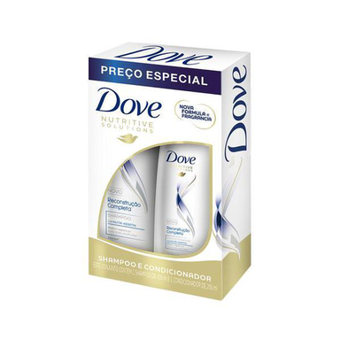 Imagem do produto Shampoo Dove Reconstrução Completa Com 400Ml E Condicionador Dove Reconstrução Completa Com 200Ml Preço Especial