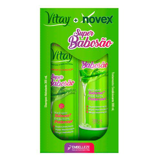 Imagem do produto Shampoo E Condicionador Vitay Novex Super Babosão 300Ml Cada