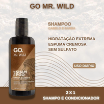 Imagem do produto Shampoo Go Mr. Wild 2 Em 1 140Ml