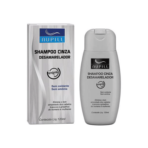 Imagem do produto Shampoo - Nupill Cinza Desamarelador Com 120 Ml