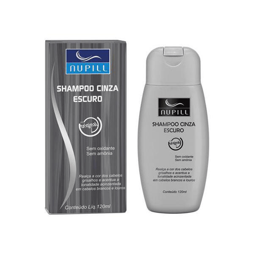 Imagem do produto Shampoo - Nupill Cinza Escuro Com 120 Ml