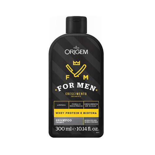 Shampoo Origem Nazca For Men Crescimento 300Ml
