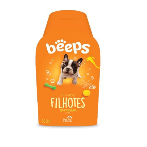 Imagem do produto Shampoo Pet Societybeeps Filhotes Cães E Gatos 500Ml