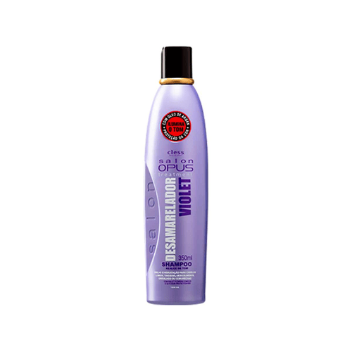 Imagem do produto Shampoo Salon Opus Desamarelador Violet Com 350Ml