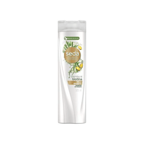 Imagem do produto Shampoo Seda Recarga Natural Biotina Com Oleo De Ricino 325Ml