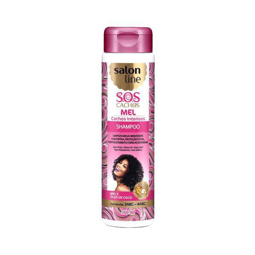 Imagem do produto Shampoo Sos Cachos Mel Intensos Salon Line 300Ml