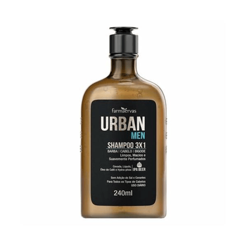 Shampoo Urban Men Ipa Beer 3Em1 240Ml