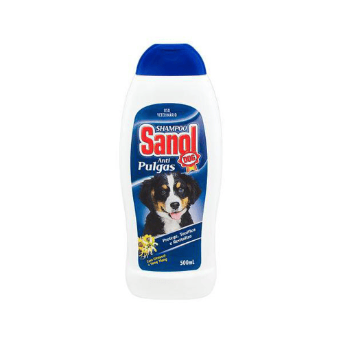 Shampoo Veterinário Sanol Dog Antipulgas