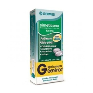 Imagem do produto Simeticona - 125 Mg 10 Cápsulas Germed Genérico