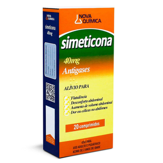 Imagem do produto Simeticona 40Mg C 20 Comprimidos Nova - Nova Química Genérico
