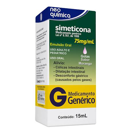 Simeticona - Gotas 15Ml Brainfarma Genérico