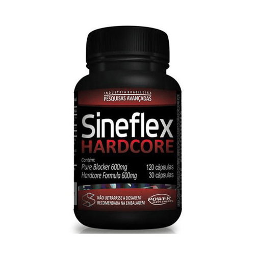 Sineflex Hardcore 600Mg Pure Blocker 120Caps/Hardcore 30Caps