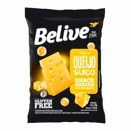 Snack Belive Be Free Queijo Suíço Sem Glúten Com 35G