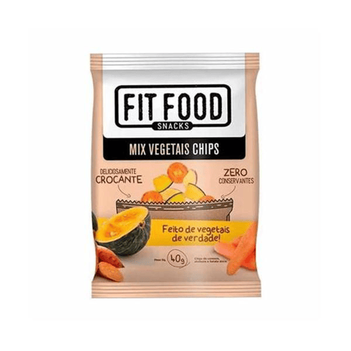 Imagem do produto Snack Fit Food Mix De Vegetais Chips 40G