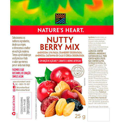 Snack Nature's Heart Nutty Berry Mix 25G