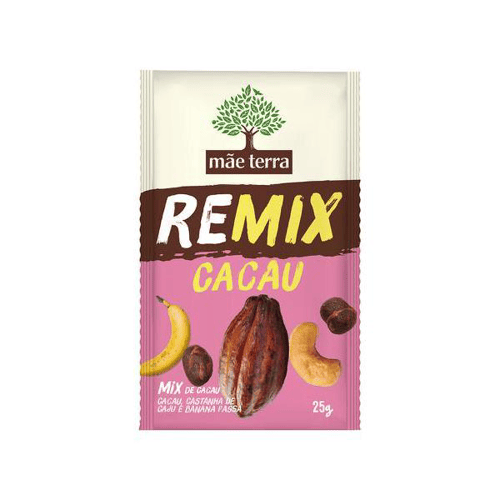 Imagem do produto Snack Saudável Mãe Terra Remix Cacau 25G