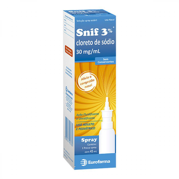 Snif - Solução Nasal 3% 45 Ml