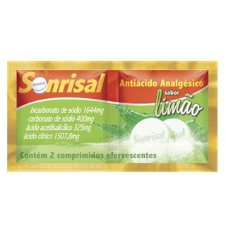 Sonrisal - Limão Envelope Com 2 Comprimidos
