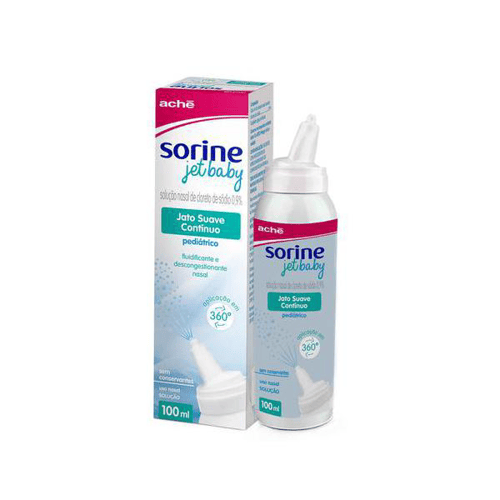 Sorine Jet Baby 9% Solução Nasal