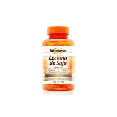 Imagem do produto Soya - Lecithin 1200Mg Com 180 Cápsulas - Sundown Vitamina
