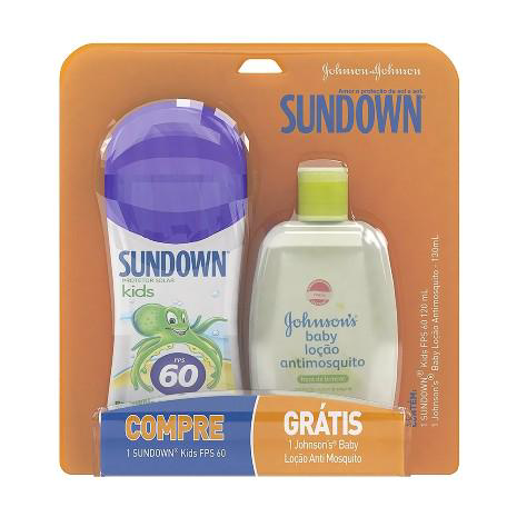 Imagem do produto Sundown Protetor Solar Infantil Fps60 120Ml Gratis Locao Antimosquito 100Ml