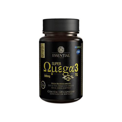 Imagem do produto Super Ômega 3 500G 120 Cápsulas Essential Nutrition