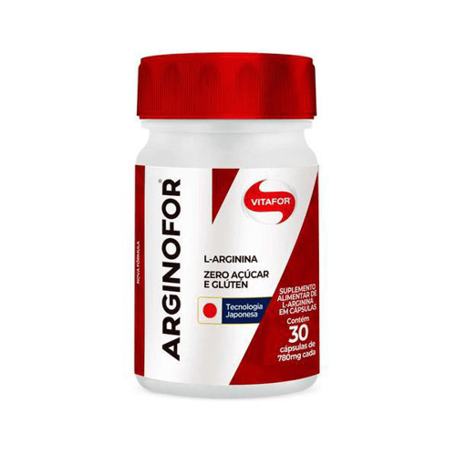 Imagem do produto Suplemento Alimentar Arginofor 780Mg Com 30 Cápsulas Vitafor