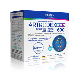 Imagem do produto Suplemento Alimentar Artrodex Tratm600 Com 60 Cápsulas Healthy Do Brasil