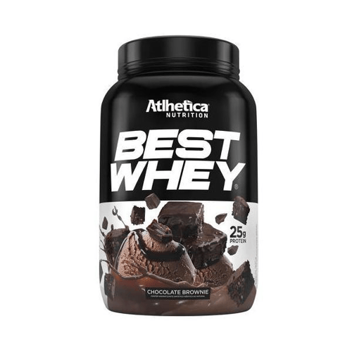 Imagem do produto Suplemento Alimentar Best Whey Brownie De Chocolate Atlhetica Nutrition Com 900G