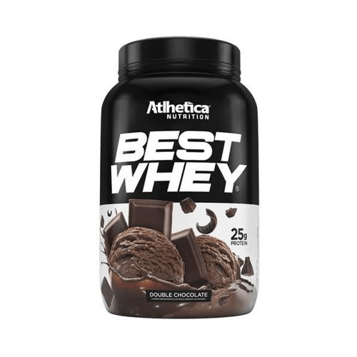 Imagem do produto Suplemento Alimentar Best Whey Chocolate Duplo Atlhetica Nutrition Com 900G