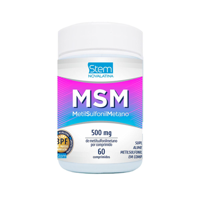 Imagem do produto Suplemento Alimentar Stem Msm Metilsulfonilmetano 500Mg 60 Cápsulas 60 Cápsulas