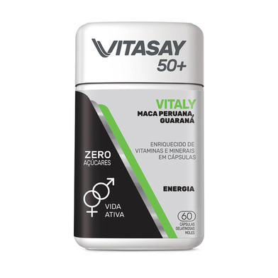 Imagem do produto Suplemento Alimentar Vitasay 50+ Vitaly 60 Capsulas