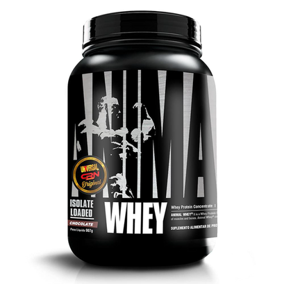 Suplemento Alimentar Whey Protein Animal Whey Isolate Loaded 907G Chocolate Universal
