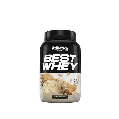 Suplemento Best Whey Protein Atlhetica Nutrition Sabor Peanut Butter Com 900G