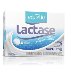Imagem do produto Suplemento Em Comprimidos Equaliv Premium Lactase Enzimas Sabor Neutro Em Caixa De 100G 30 Cápsulas