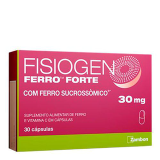 Imagem do produto Suplemento Fisiogen Ferro Forte Com 30 Cápsulas
