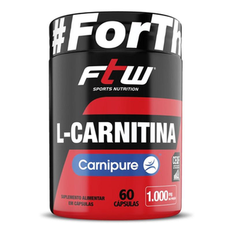Imagem do produto Suplemento Lcarnitina Carnipure 60 Cápsulas 1000Mg Ftw
