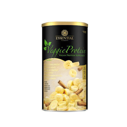 Imagem do produto Suplemento Veggie Protein Essential Nutrition Banana Com Canela 450G