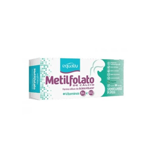 Imagem do produto Suplemento Vitamínico Metilfolato 30 Cápsulas