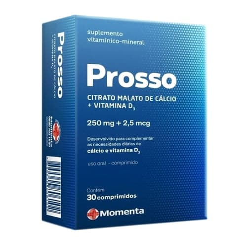 Imagem do produto Suplemento Vitamínicomineral Prosso 30 Comprimidos Momenta 30 Comprimidos