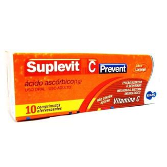 Imagem do produto Suplevit C Prevent Efv 1 G 10 Comprimidos Vitamina.