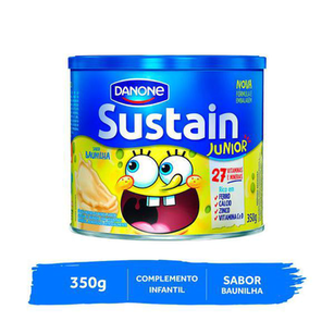 Imagem do produto Sustain Junior Baunilha Com 350G Complemento Alimentar Infantil