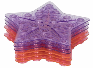 Imagem do produto Tapete De Banho Antiderrapante Mini Com 6 Peças Rosa Kababy